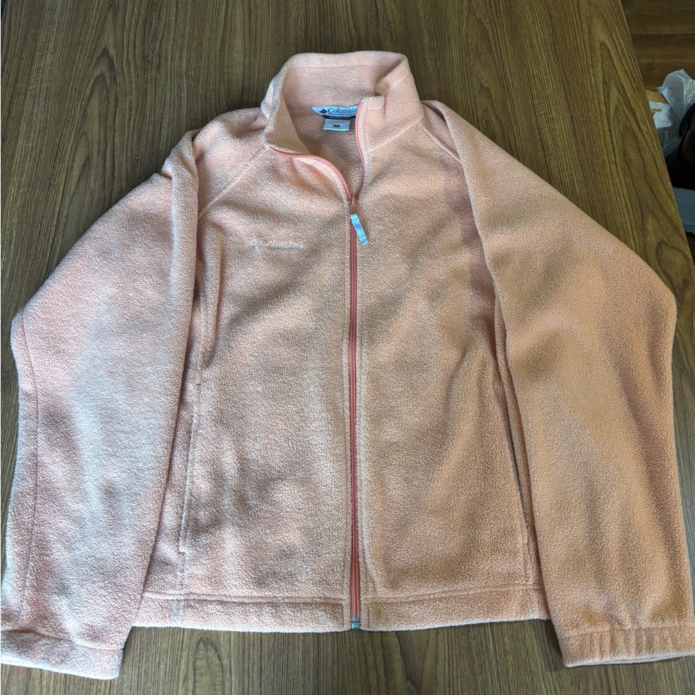 Columbia Soft Coral Fleece Jacket